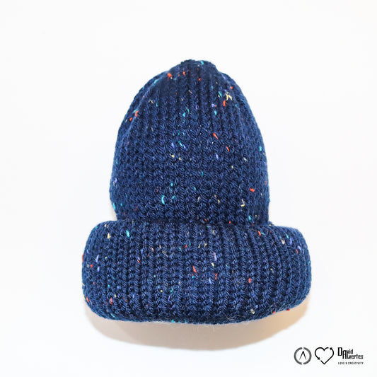 Blue Speck Beanie